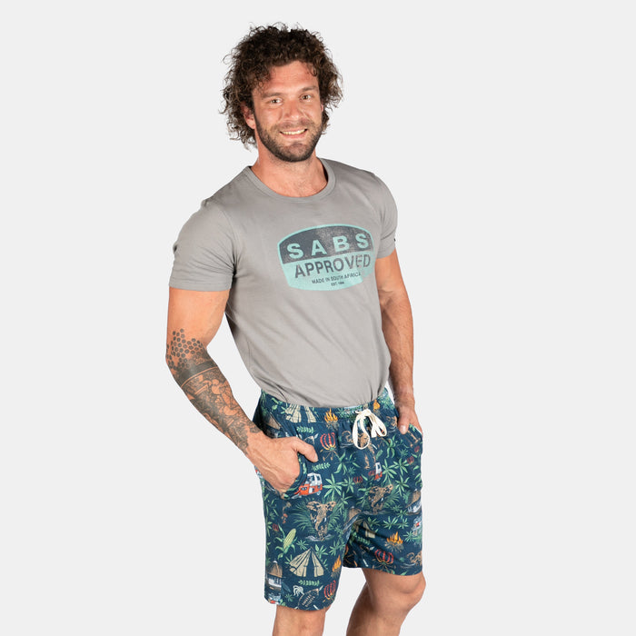 Men's Jungle Night Shorts - Navy