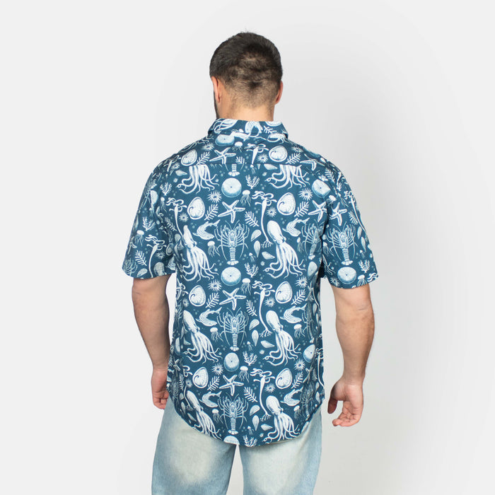 Men's Kelp Forest Shirt - Navy