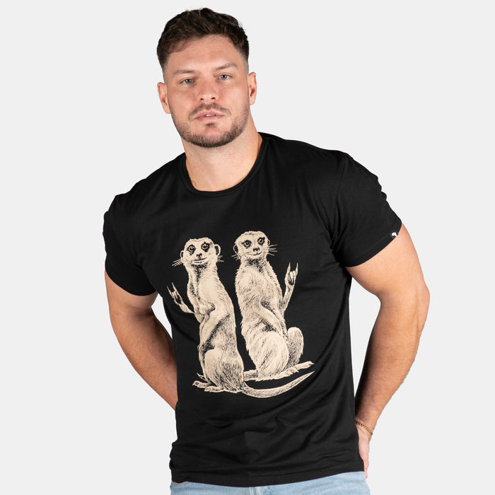 Men's Kiff Zefkat Slim Fit T-Shirt - Black