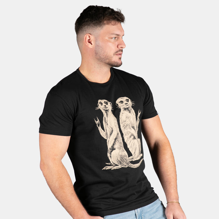 Men's Kiff Zefkat Slim Fit T-Shirt - Black
