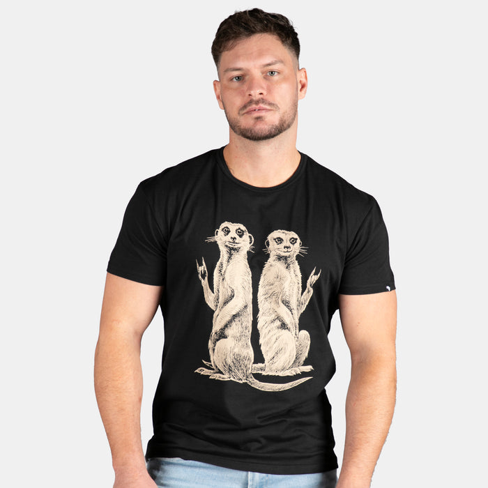 Men's Kiff Zefkat Slim Fit T-Shirt - Black