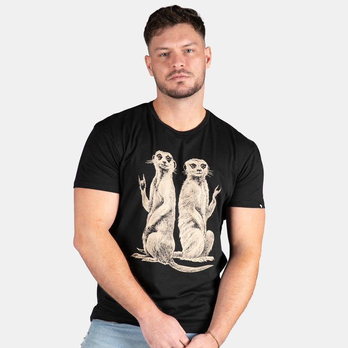 Men's Kiff Zefkat Slim Fit T-Shirt - Black