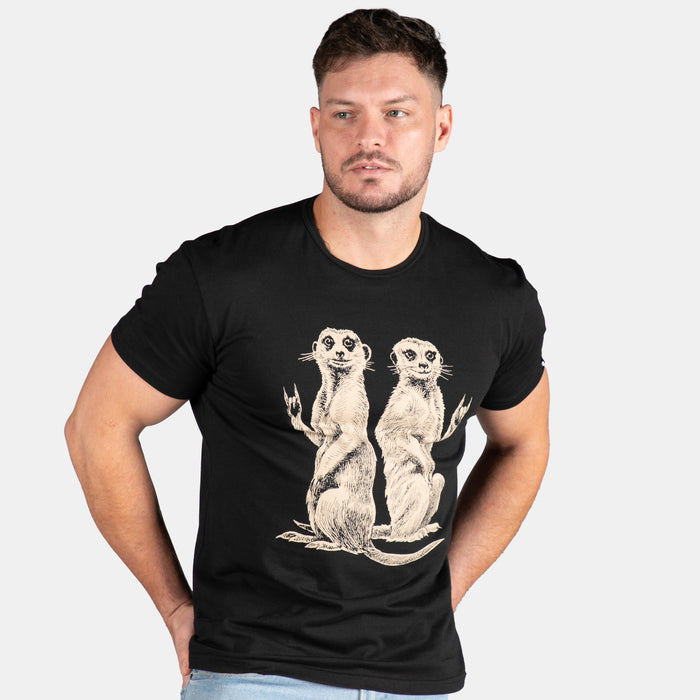 Men's Kiff Zefkat Slim Fit T-Shirt - Black