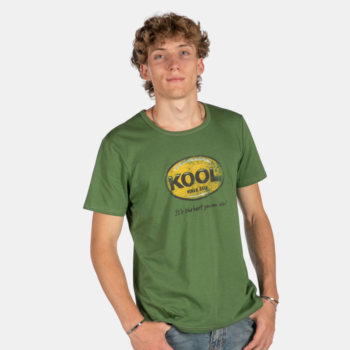 Men's Kool Human Bean T- Shirt - Green