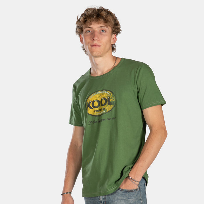 Men's Kool Human Bean T- Shirt - Green