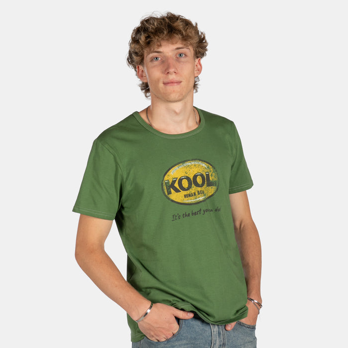 Men's Kool Human Bean T- Shirt - Green