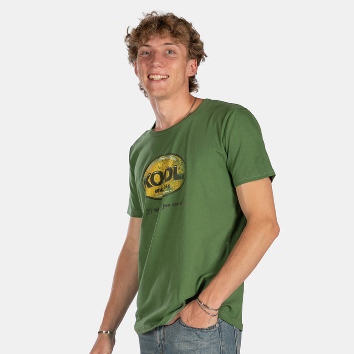 Men's Kool Human Bean T- Shirt - Green