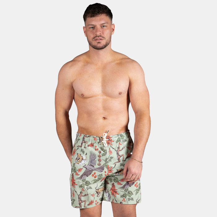 Men's Lucky Hunt Swim Short - Olive