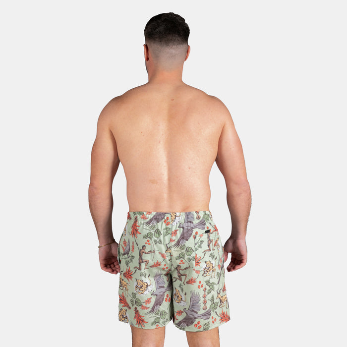 Men's Lucky Hunt Swim Short - Olive