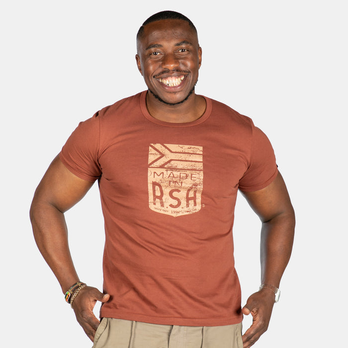 Men's Made in RSA 1994 Short Sleeve T-Shirt - Rust