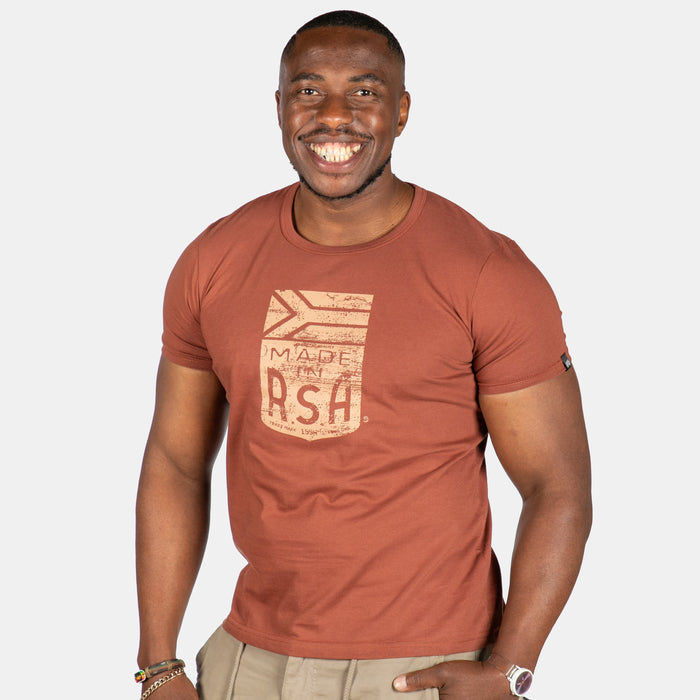 Men's Made in RSA 1994 Short Sleeve T-Shirt - Rust