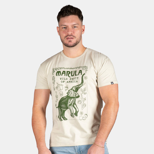 Men's Marula T-Shirt - Stone