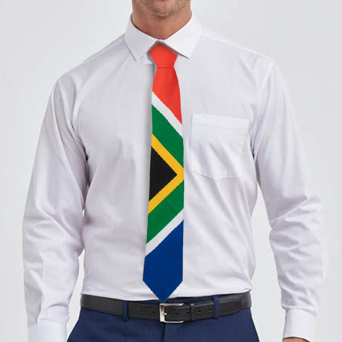Men's Mens SA Flag Tie South African Made