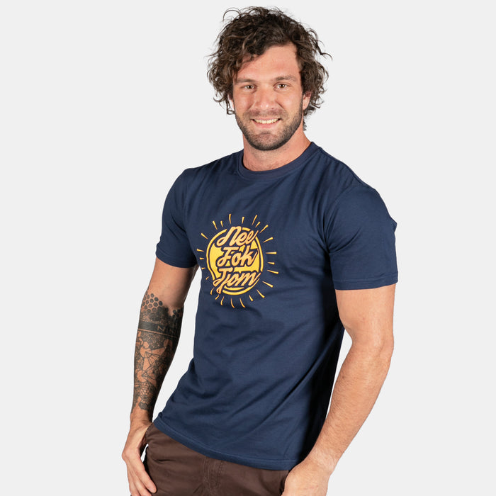 Men's Nee Fok Tjom Regular Fit T-Shirt - Navy