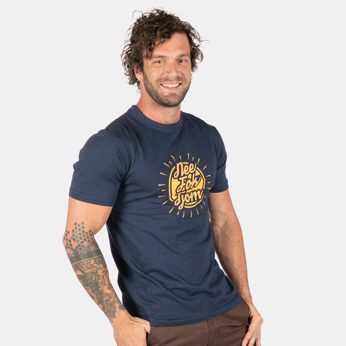Men's Nee Fok Tjom Regular Fit T-Shirt - Navy