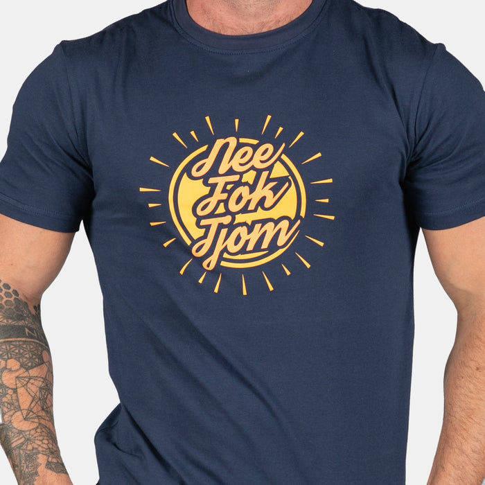 Men's Nee Fok Tjom Regular Fit T-Shirt - Navy