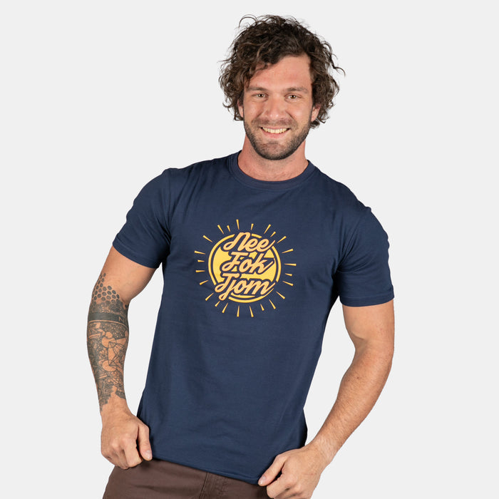 Men's Nee Fok Tjom Regular Fit T-Shirt - Navy