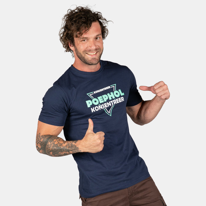 Men's Poephol Short Sleeve T-Shirt - Navy