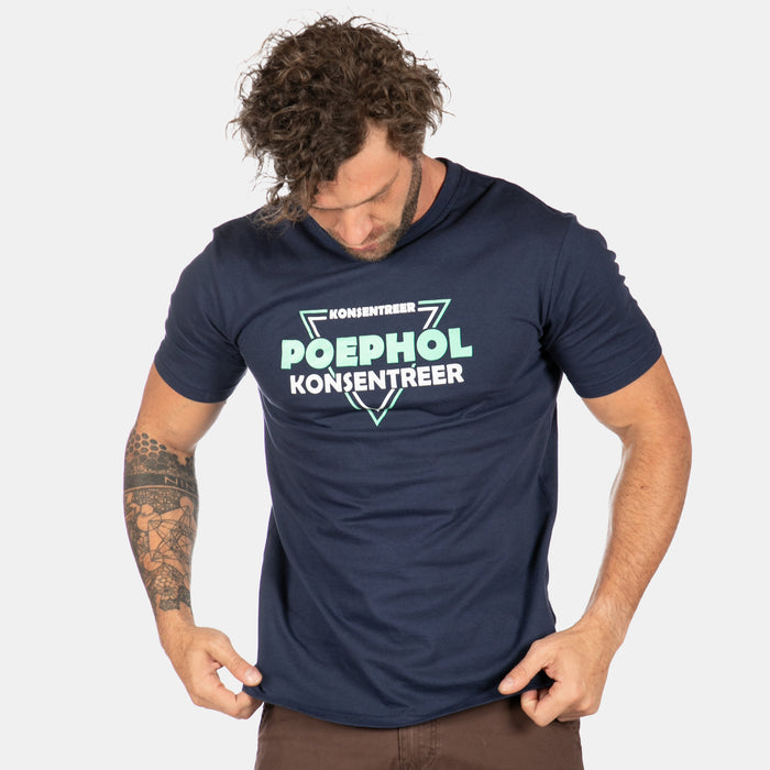 Men's Poephol Short Sleeve T-Shirt - Navy