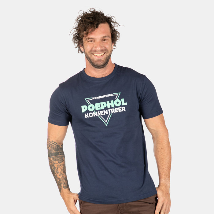 Men's Poephol Short Sleeve T-Shirt - Navy
