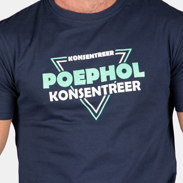 Men's Poephol Short Sleeve T-Shirt - Navy
