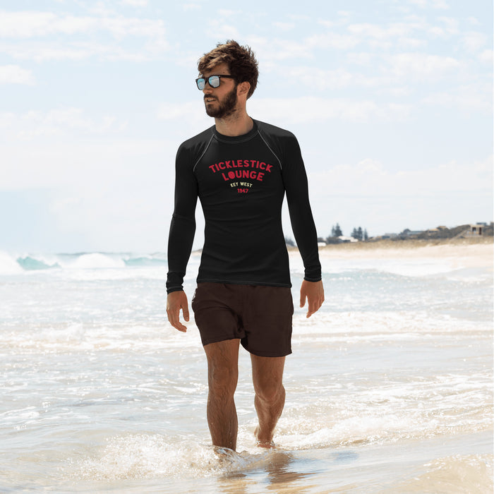 Men's Rash Guard - BLACK (Scuba Lobster)