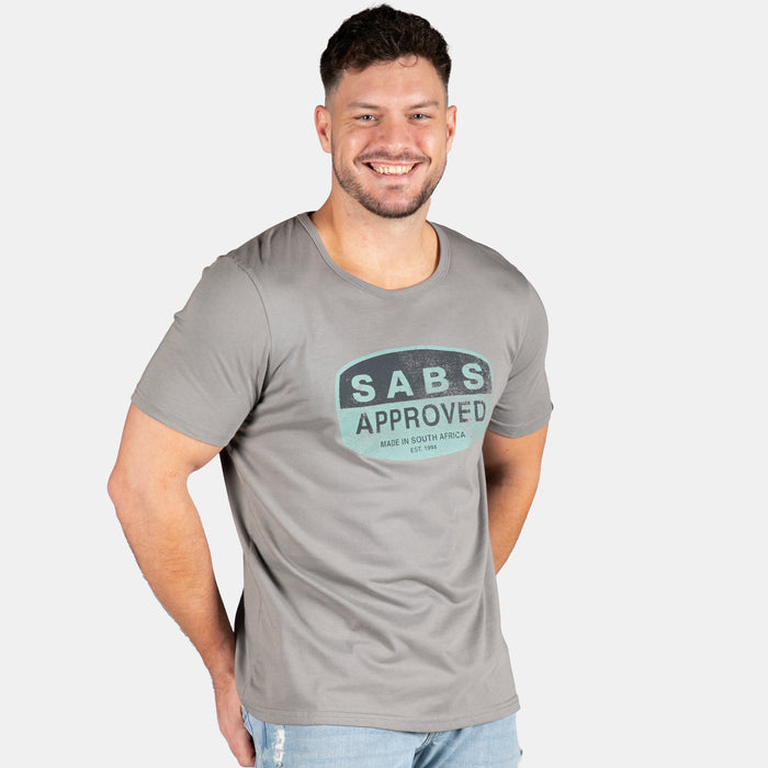 Men's SAB Approved Cotton T-Shirt - Grey