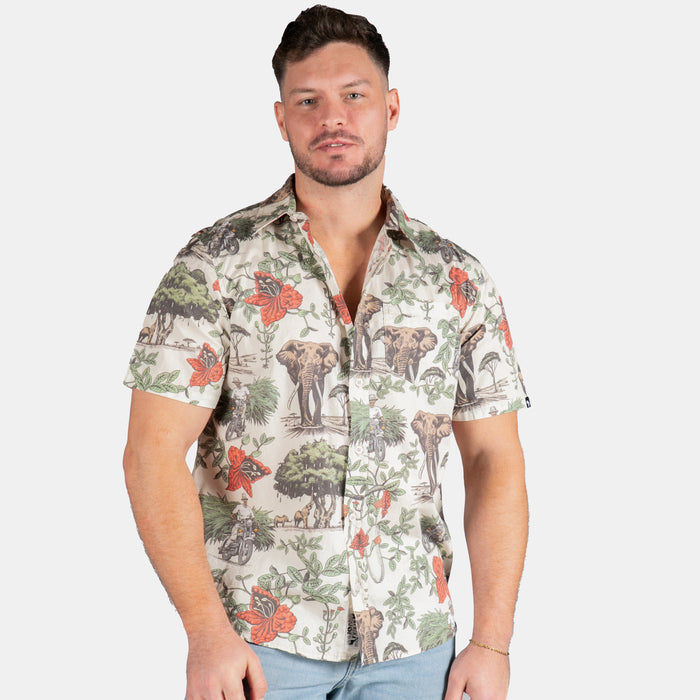 Men's Sausage Tree Shirt - Stone