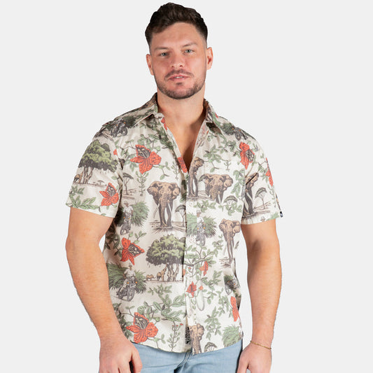 Men's Sausage Tree Shirt - Stone