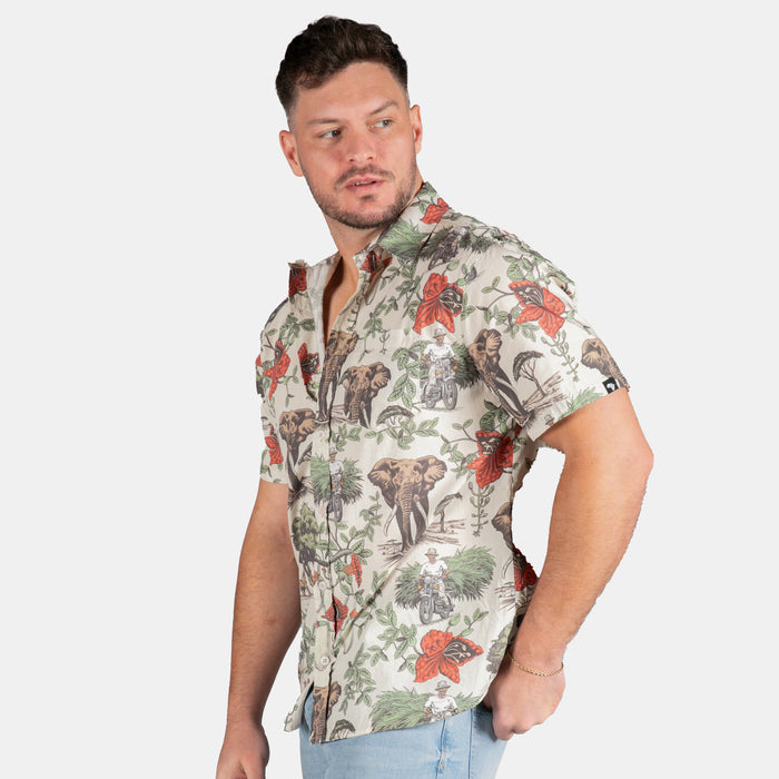 Men's Sausage Tree Shirt - Stone