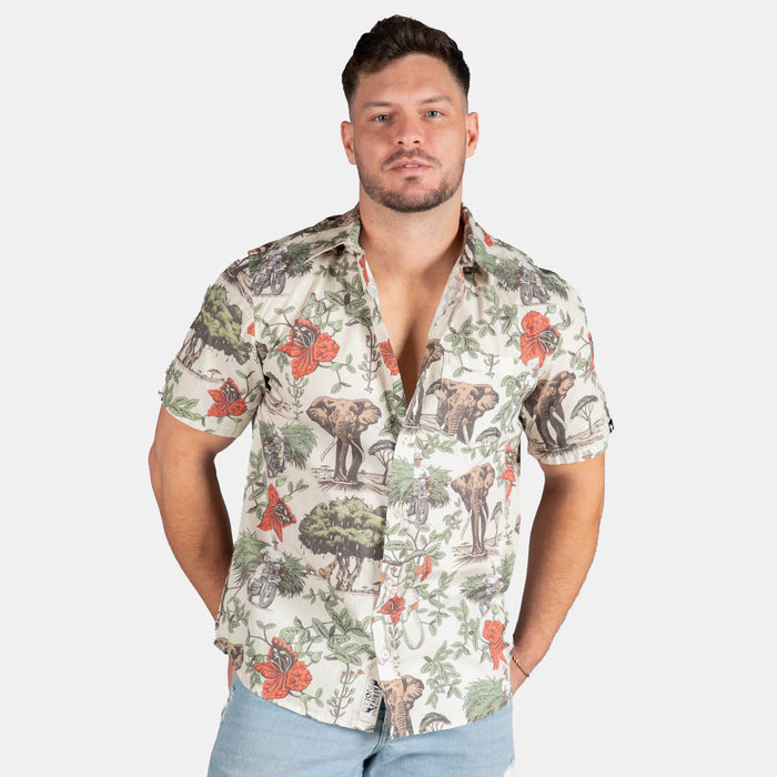 Men's Sausage Tree Shirt - Stone