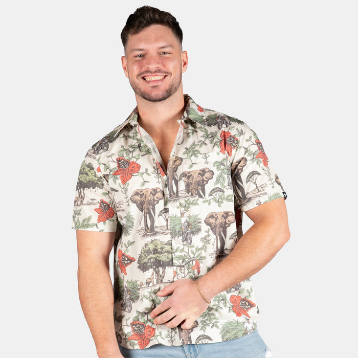 Men's Sausage Tree Shirt - Stone