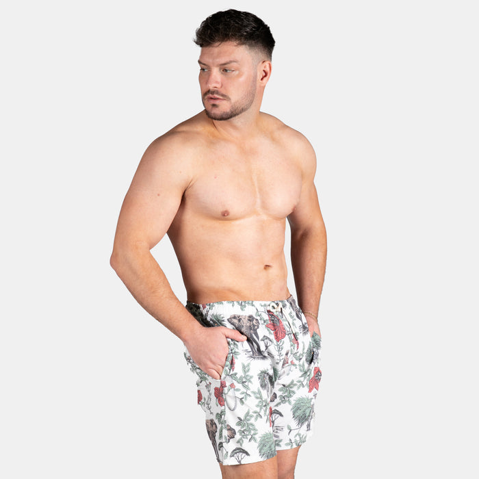 Men's Sausage Tree Swim Shorts - Stone