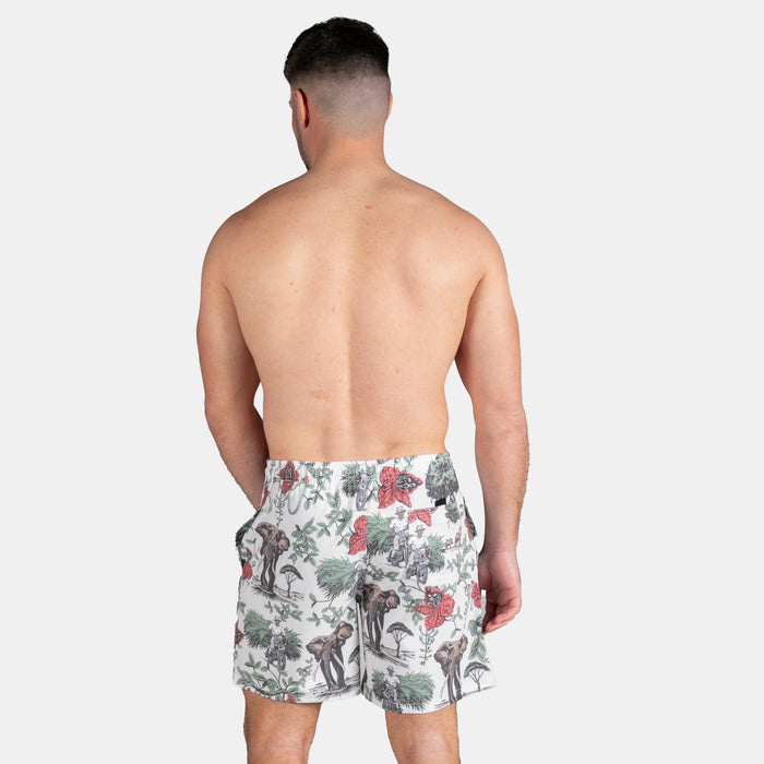 Men's Sausage Tree Swim Shorts - Stone