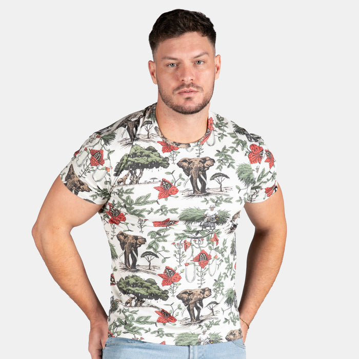 Men's Sausage Tree T-Shirt - Stone