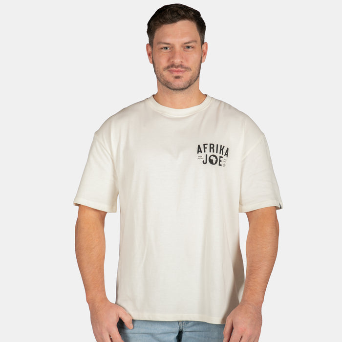 Men's Slow Joe Boxy T-Shirt - Cream