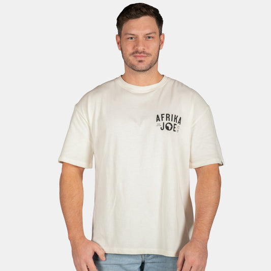 Men's Slow Joe Boxy T-Shirt - Cream