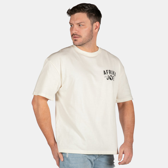 Men's Slow Joe Boxy T-Shirt - Cream