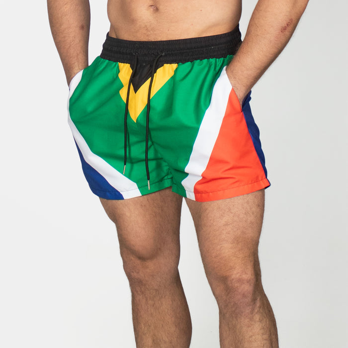 Men's South African Flag Swim Shorts