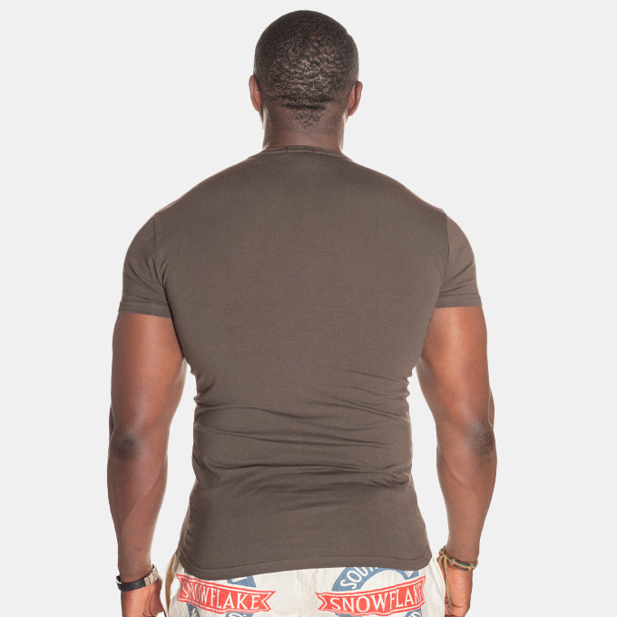 Men's South African Wildebike T-Shirt - Chocolate