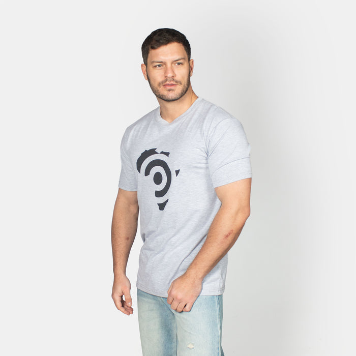 Men's Target Africa T-Shirt - Grey