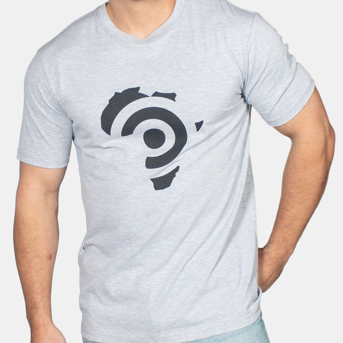 Men's Target Africa T-Shirt - Grey