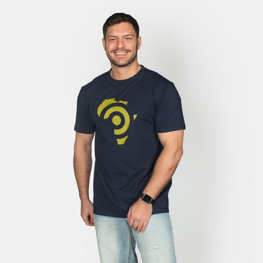 Men's Target Africa T-Shirt - Navy