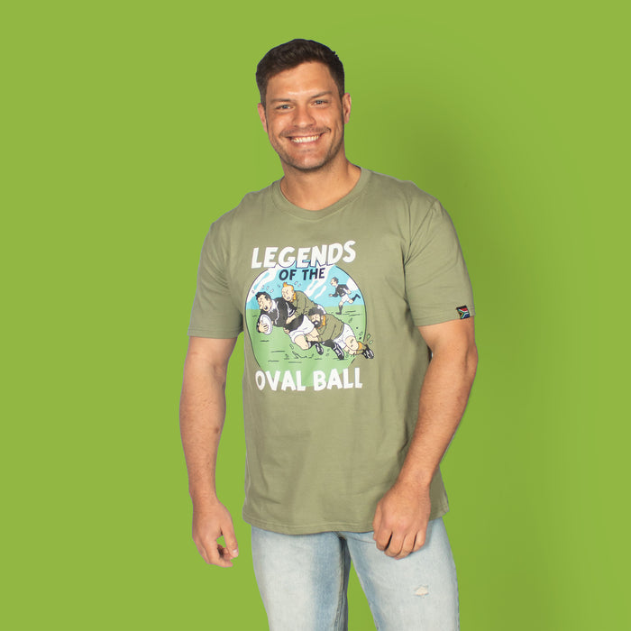 Men's Tin Tin Legends T-Shirt - Olive