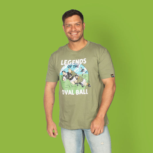Men's Tin Tin Legends T-Shirt - Olive