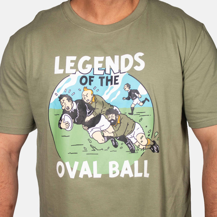 Men's Tin Tin Legends T-Shirt - Olive