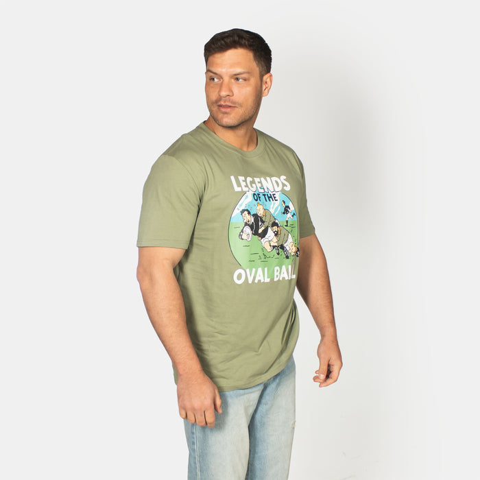 Men's Tin Tin Legends T-Shirt - Olive