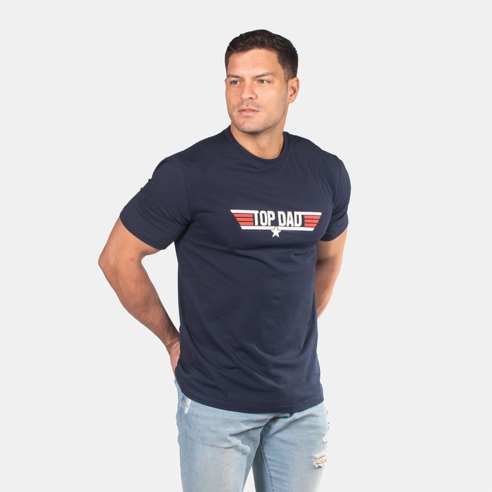 Men's Top Dad T-Shirt - Navy