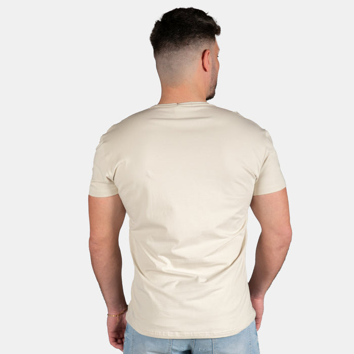 Men's Tree Records T-Shirt - Stone