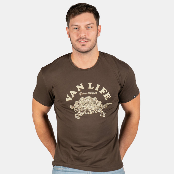 Men's Van Life T-Shirt - Chocolate